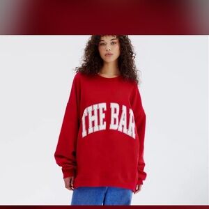 “Sold Out”VARSITY SWEATSHIRT RUBY/WHITE